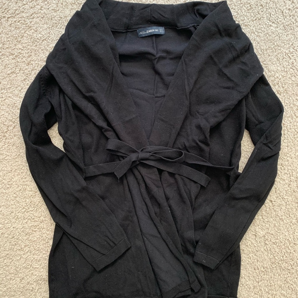 Zara tie cardigan